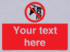 Custom prohibition do not fly kites near overhead electrical power lines